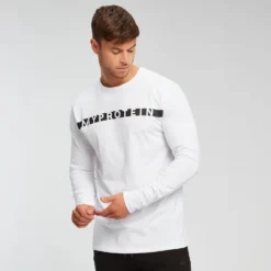 MP Men's The Original Long Sleeve T-Shirt - White -Fitness Nutrition Store 11869240 1564807811298057