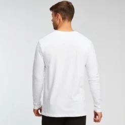 MP Men's The Original Long Sleeve T-Shirt - White -Fitness Nutrition Store 11869240 1894807811355873