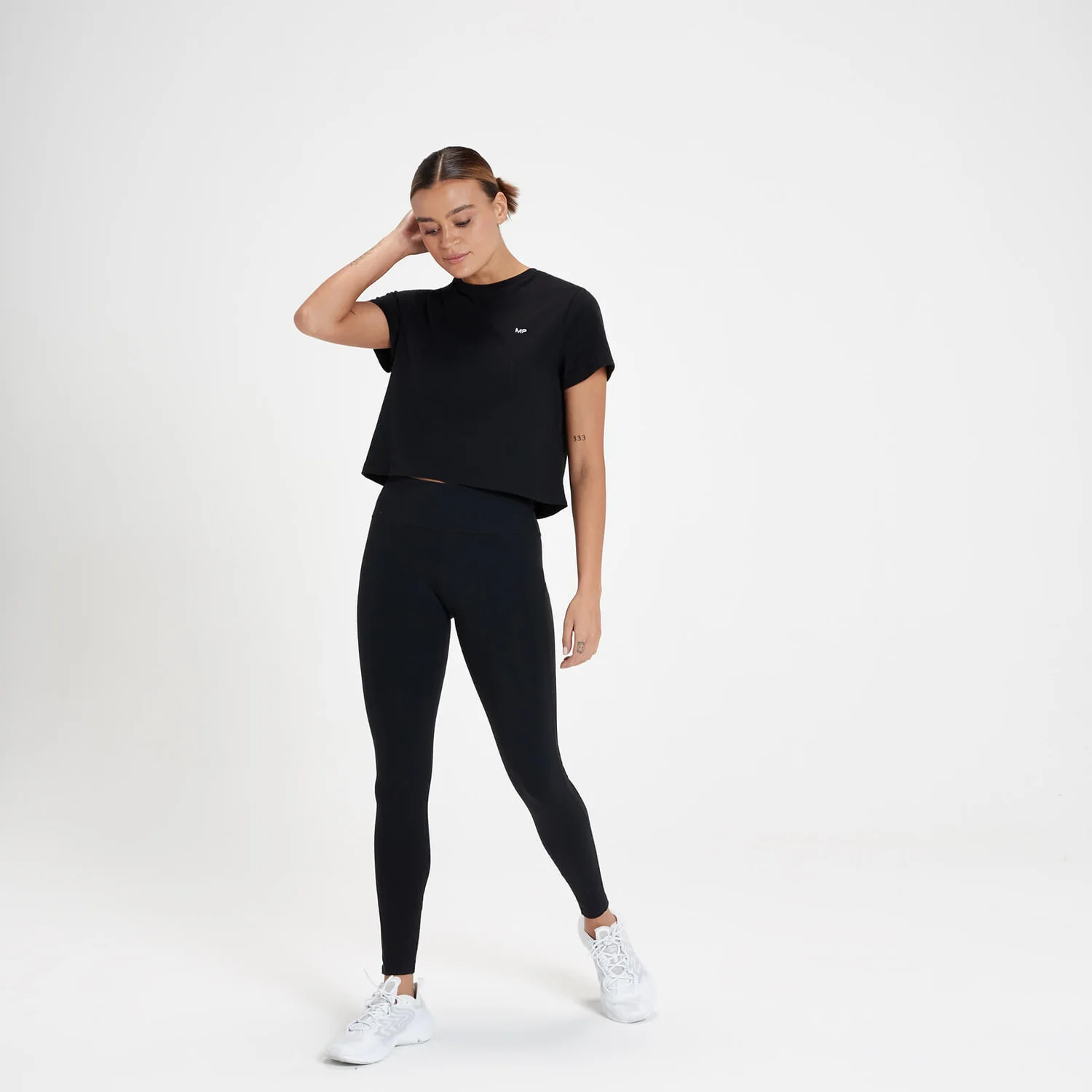 MP Women's Power Mesh Leggings - Black 5 MP Women's Power Mesh Leggings - Black - Image 3