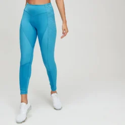 MP Women's Textured Training Leggings - Malibu