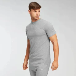 MP Men's Rest Day Short Sleeve T-Shirt - Classic Grey Marl -Fitness Nutrition Store 12433659 1714859050709325