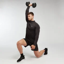 MP Men's Performance 1/4 Zip - Black/Carbon -Fitness Nutrition Store 12459521 4654807989887352