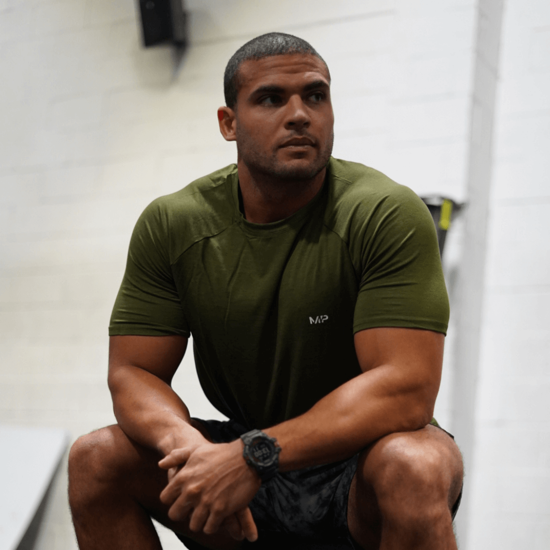 MP Men's Performance Short Sleeve T-Shirt - Army Green/Black 7 MP Men's Performance Short Sleeve T-Shirt - Army Green/Black - Image 5