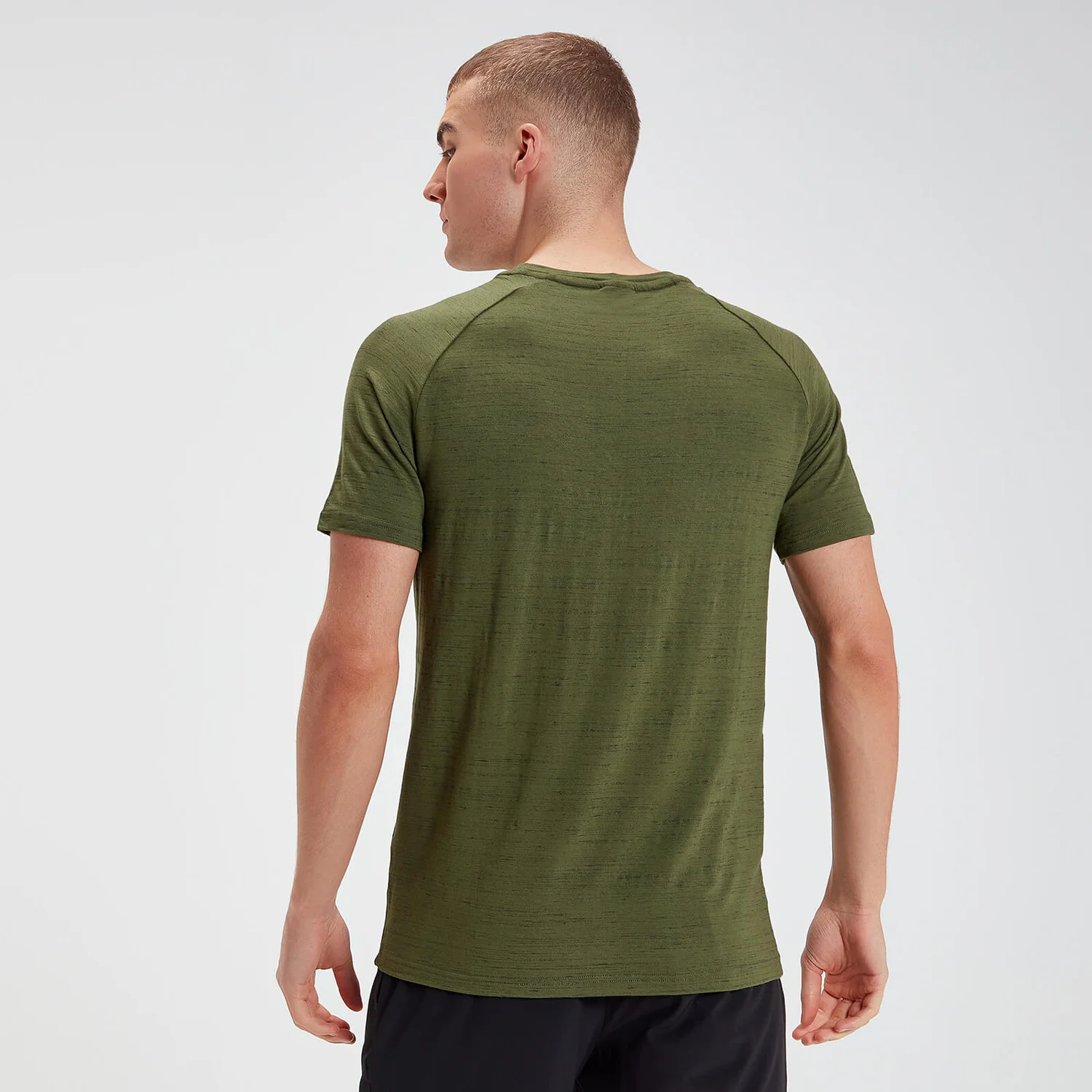 MP Men's Performance Short Sleeve T-Shirt - Army Green/Black 5 MP Men's Performance Short Sleeve T-Shirt - Army Green/Black - Image 3