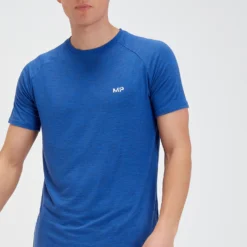 MP Men's Performance Short Sleeve T-Shirt - Cobalt/Black -Fitness Nutrition Store 12459563 8744906040740344