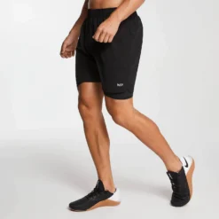 MP Men's 2-in-1 Training Shorts - Black -Fitness Nutrition Store 12517959 1024889409682269