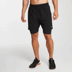 MP Men's 2-in-1 Training Shorts - Black