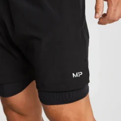 MP Men's 2-in-1 Training Shorts - Black -Fitness Nutrition Store 12517959 3794889409634791