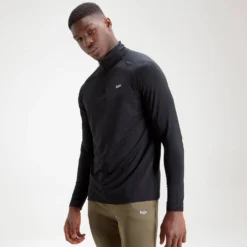 MP Men's Training 1/4 Zip - Black -Fitness Nutrition Store 12642253 1484821023615328