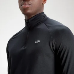 MP Men's Training 1/4 Zip - Black -Fitness Nutrition Store 12642253 1674821023698254