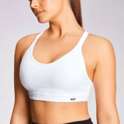 MP Women's Power Mesh Sports Bra - White -Fitness Nutrition Store 12698452 1094856546521449