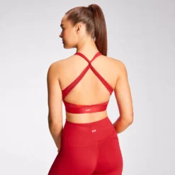 MP Women's Power Cross Back Sports Bra - Danger -Fitness Nutrition Store 12698468 1284856547017241