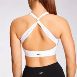 MP Women's Power Cross Back Sports Bra - White