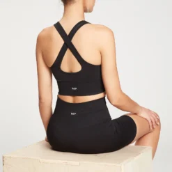 MP Women's Shape Seamless Cycling Shorts - Black -Fitness Nutrition Store 12698540 1994862246273862