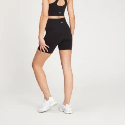 MP Women's Shape Seamless Cycling Shorts - Black -Fitness Nutrition Store 12698540 9984862246214255