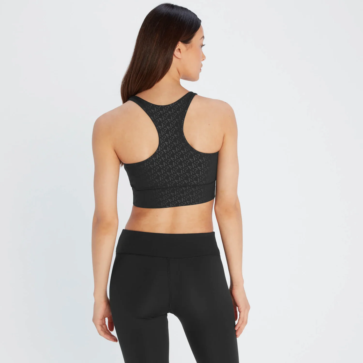 MP Women's Printed Training Bra - Black 4 MP Women's Printed Training Bra - Black - Image 2