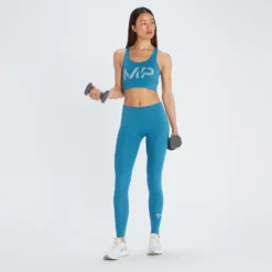 MP Women's Printed Training Leggings - Pilot Blue -Fitness Nutrition Store 12715428 1625049069879114