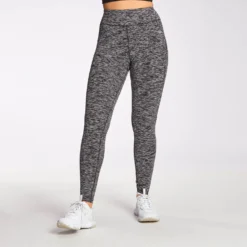 MP Women's Power Leggings - Black Space Dye