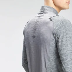 MP Men's Velocity 1/4 Zip Top - Charcoal Marl -Fitness Nutrition Store 12761679 1374870011441834