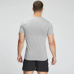 MP Men's Original Short Sleeve T-Shirt - Classic Grey Marl -Fitness Nutrition Store 12762984 1964864310638404