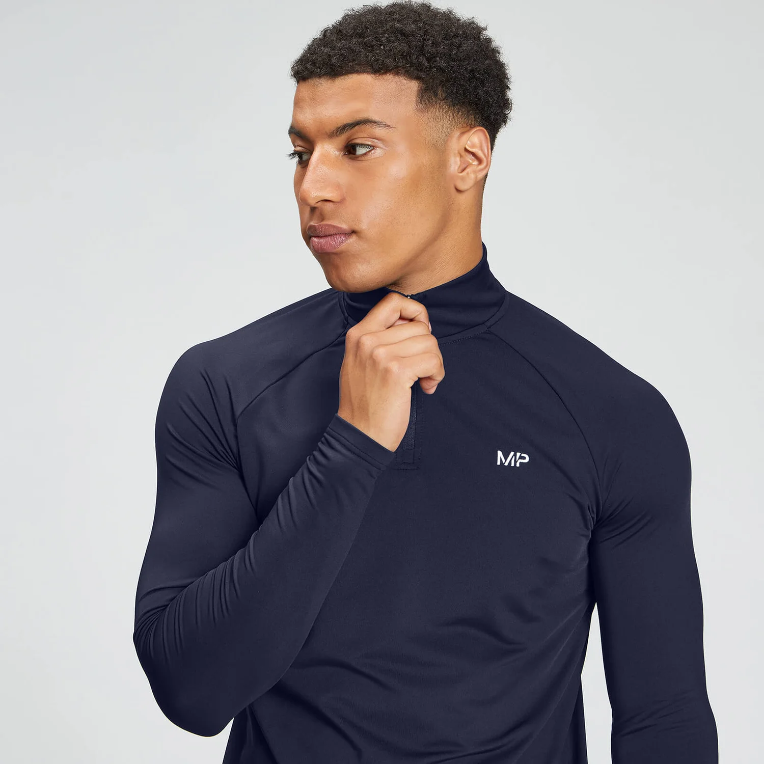MP Men's Training 1/4 Zip - Navy 6 MP Men's Training 1/4 Zip - Navy - Image 4