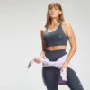 MP Women's Tempo Seamless Sports Bra - Graphite -Fitness Nutrition Store 12767200 1324878562364238