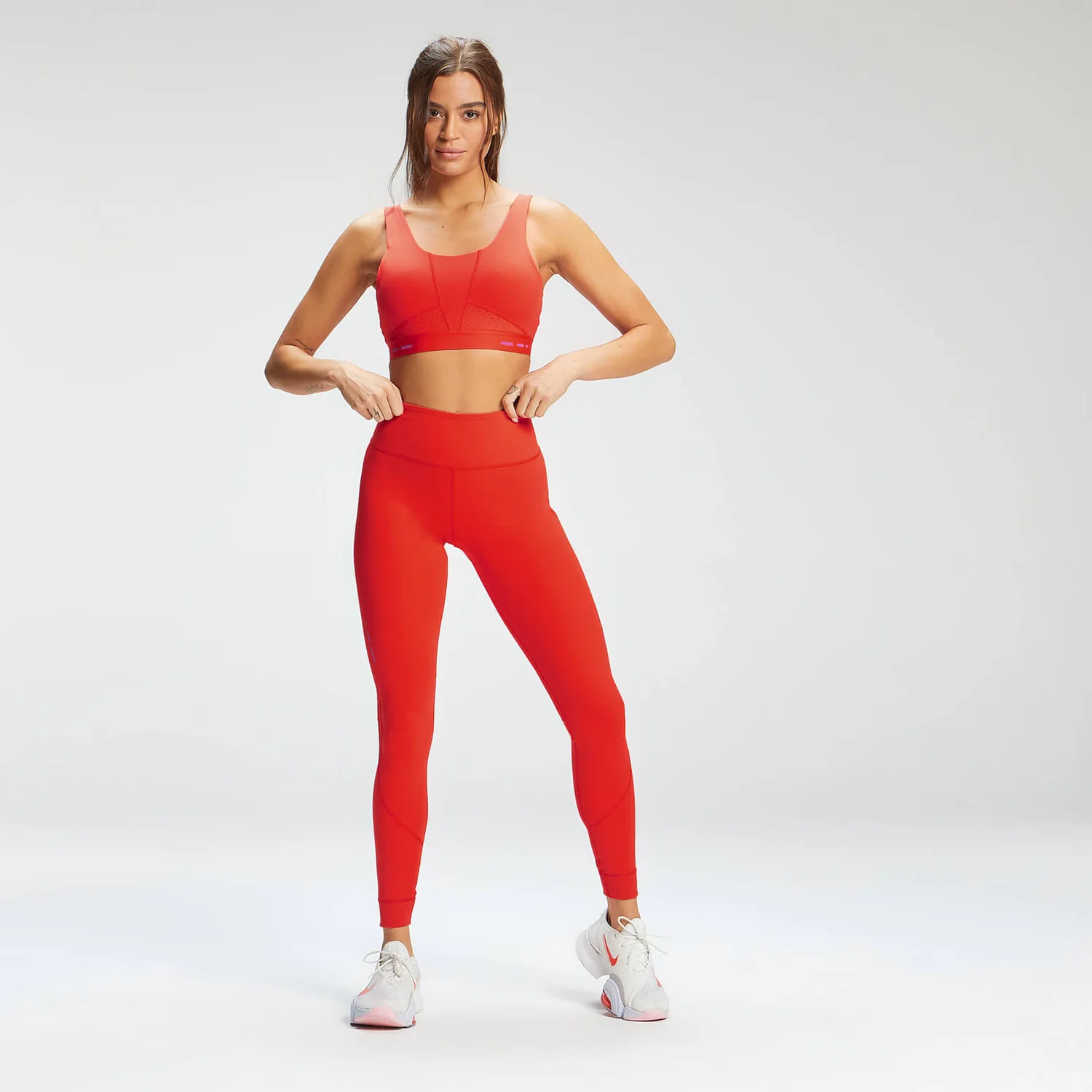 MP Women's Power Ultra Leggings - Fire/Orchid 4 MP Women's Power Ultra Leggings - Fire/Orchid - Image 2