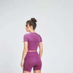MP Women's Shape Seamless Crop Top - Orchid -Fitness Nutrition Store 12775099 9504865878525695