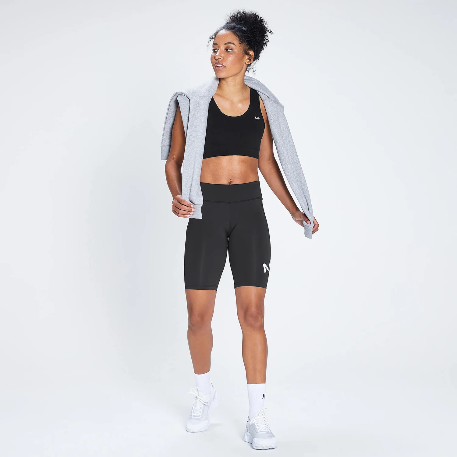 MP Women's Training Full Length Cycling Shorts - Black 4 MP Women's Training Full Length Cycling Shorts - Black - Image 2