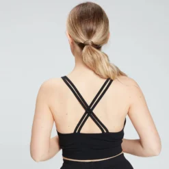 MP Women's Chalk Graphic Sports Bra - Black -Fitness Nutrition Store 12847813 2074850320145088