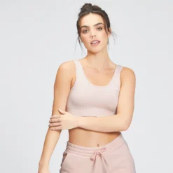 MP Women's Rest Day Wide Strap Sports Bra - Light Pink -Fitness Nutrition Store 12849261 3944865879621064