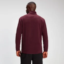 MP Men's Rest Day Fleece 1/4 Zip - Merlot -Fitness Nutrition Store 12856293 7564889987435046
