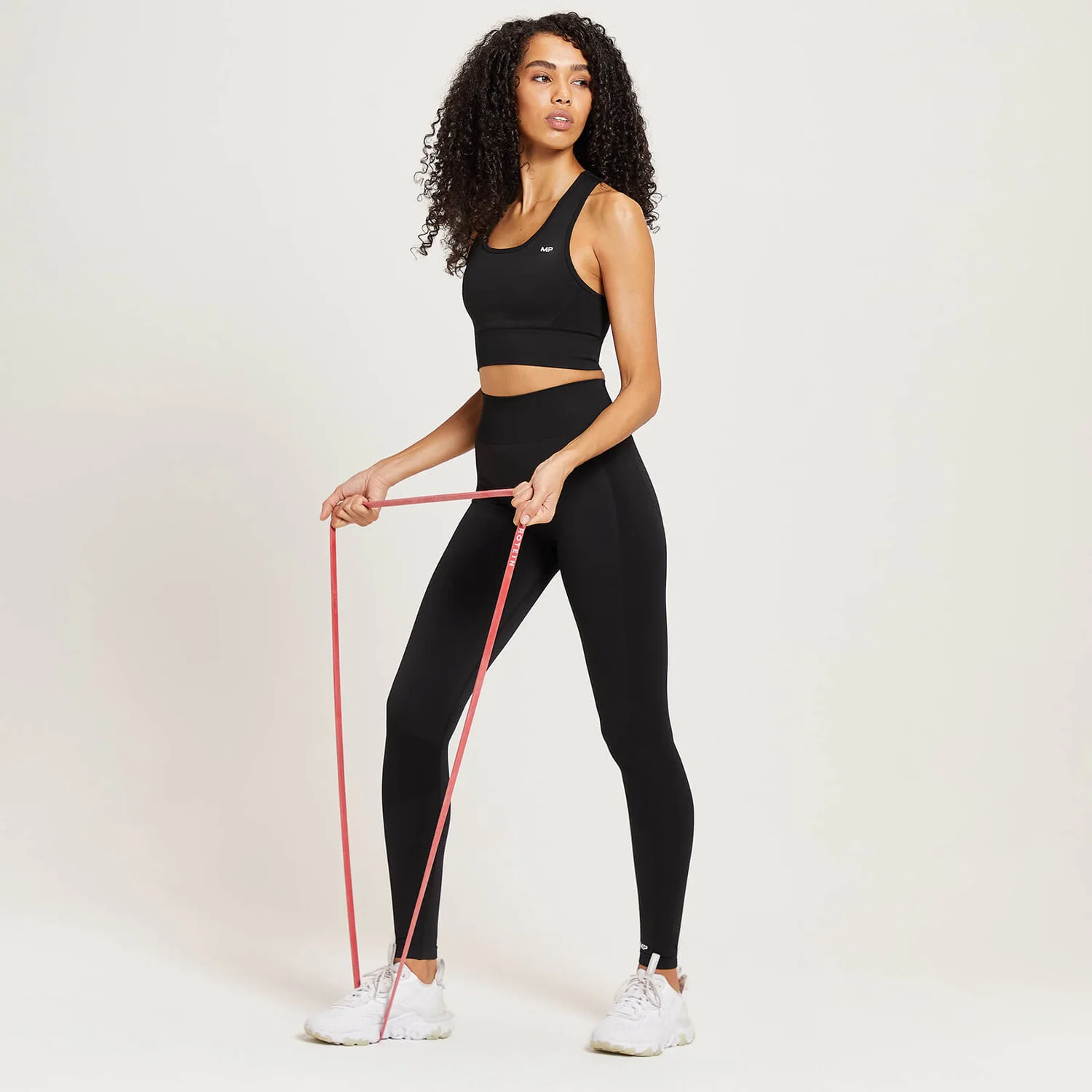MP Women's Curve High Waisted Leggings - Black 5 MP Women's Curve High Waisted Leggings - Black - Image 3